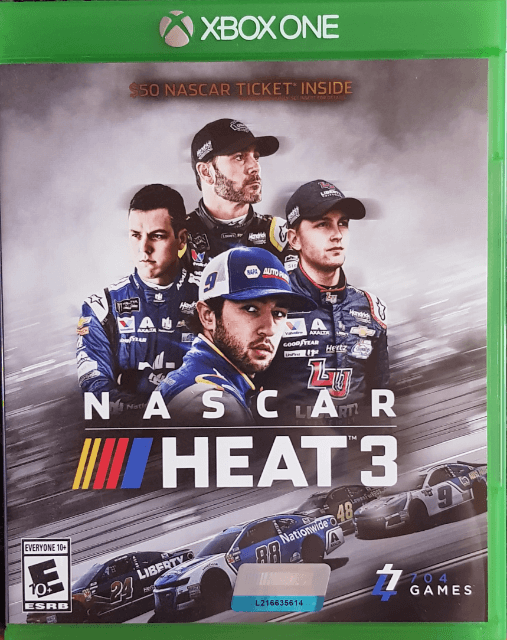 NASCAR Heat 3 box art for Xbox One